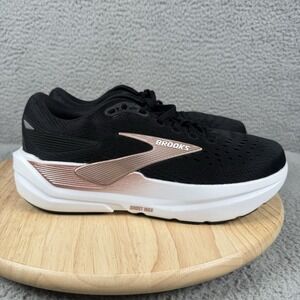 Brooks Ghost Max 3 Shoes Womens Size 9 D Wide Black Rose Road Running 6mm Drop